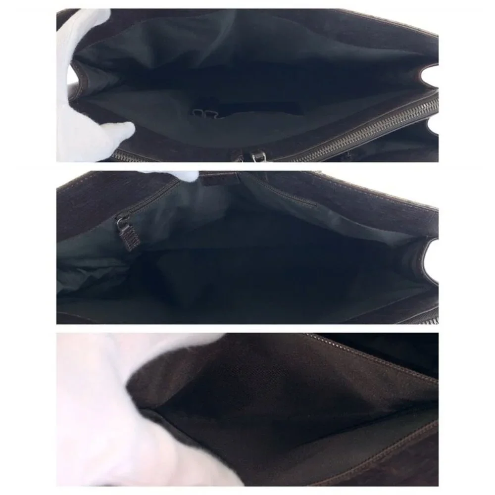 Gucci GG Supreme Canvas Leather Business Bag Handbag